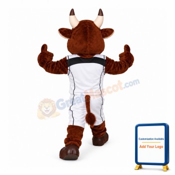 Adult Bull Mascot Costume For Sports Competition