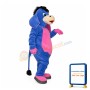 Big Ears Blue & Pink Pony Mascot Costume