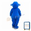 Plush Cartoon Blue Calf Mascot Costume