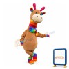 Rainbow Gallery Standing Giraffe Mascot Costume
