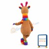 Rainbow Gallery Standing Giraffe Mascot Costume