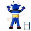 Customized Blue Bull Mascot Costume For Union