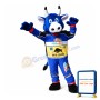 Customized Blue Bull Mascot Costume For Union