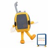 Cartoon Blue Eyes Cable Mascot Costume