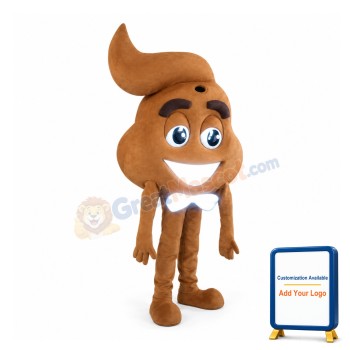 Cartoon Brown Poop Mascot Costume