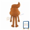 Cartoon Brown Poop Mascot Costume