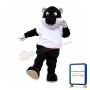Black Beaver Mascot Costume For Company Exhibition