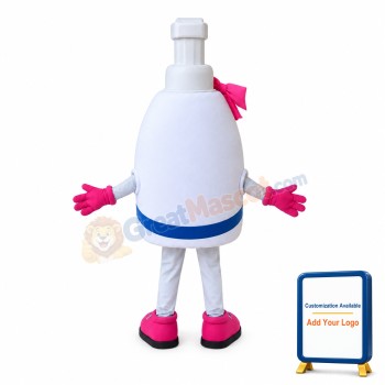 Hand Sanitizer Press Bottle Mascot Costume