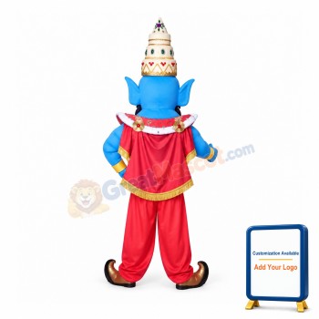 Magic Lamp Elf With Pagoda Hat Mascot Costume