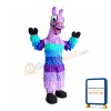 Purple Horse With Colorful Scales Mascot Costume