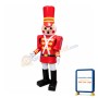 Ball Shaped Head Doll Wearing Band Clothes Mascot Costume