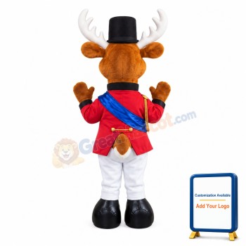 Welcome Brown Reindeer Mascot Costume