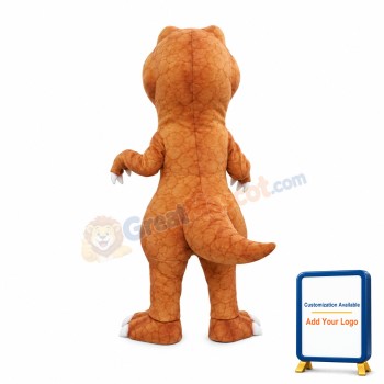 Scary Roaring Tyrannosaurus Rex Mascot Costume