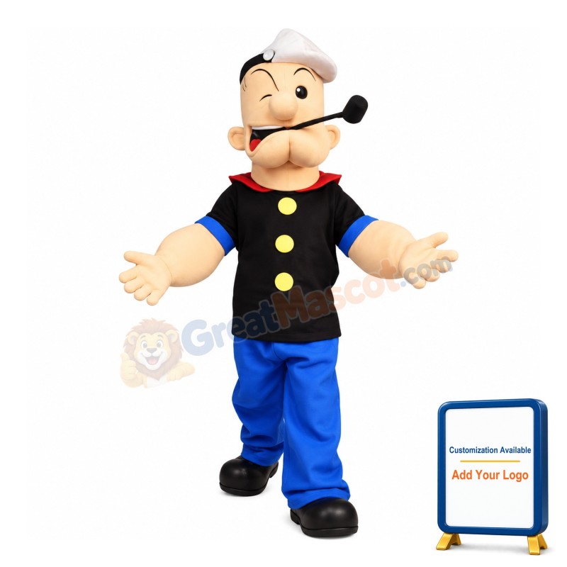 Popeye The Sailor Mascot Costume