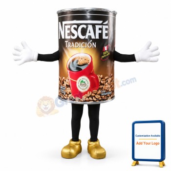 Coffee Beans Jar Mascot Costume