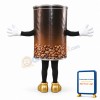 Coffee Beans Jar Mascot Costume