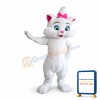 Beautiful White Cat With Sky Blue Eyes Mascot Costume