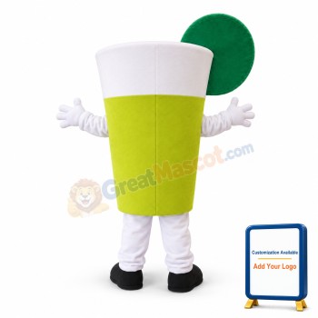 Cartoon Lemon Soda Mascot Costume