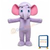 Cute Purple Elephant Lightweight Mascot Costume For Adult