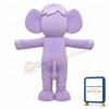 Cute Purple Elephant Lightweight Mascot Costume For Adult