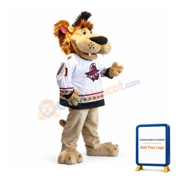 Energetic Maximus D. Lion Mascot Costume