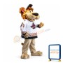 Energetic Maximus D. Lion Mascot Costume