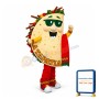 Cool Cartoon Tacos Lightweight Mascot Adult Costume 