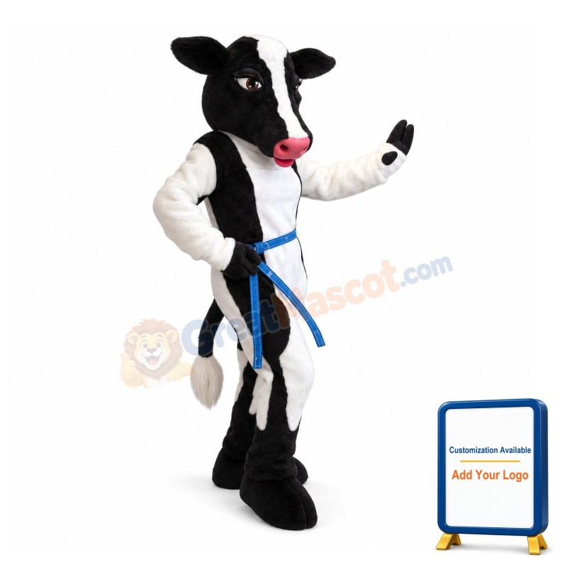 Dairy Cattle Mascot Adult Costume