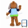 Clumsy Brown Dog Mascot Adult Costume
