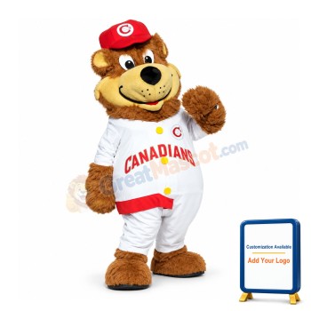 Bob Brown Bear Mascot Costume