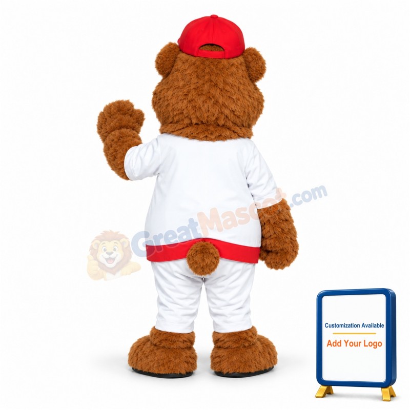 Bob Brown Bear Mascot Costume