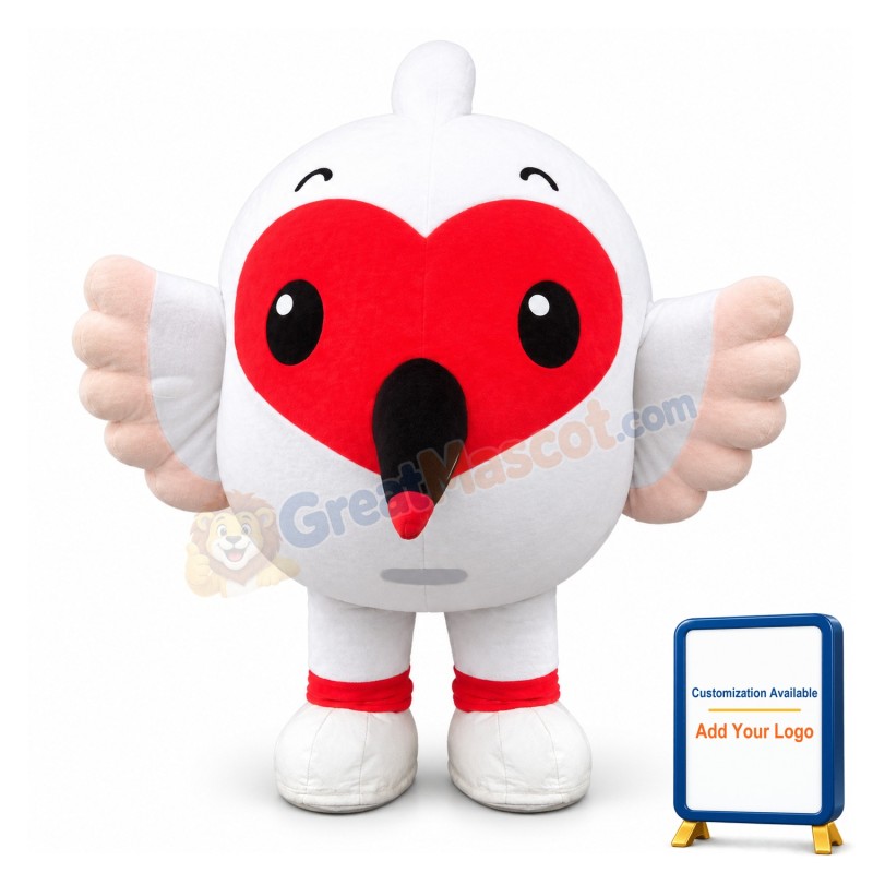 Lovely Cartoon Toki Bird Lightweight Mascot Adult Costume