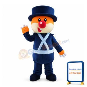 Responsible Cartoon Mole Sheriff Mascot Adult Costume