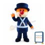 Responsible Cartoon Mole Sheriff Mascot Adult Costume