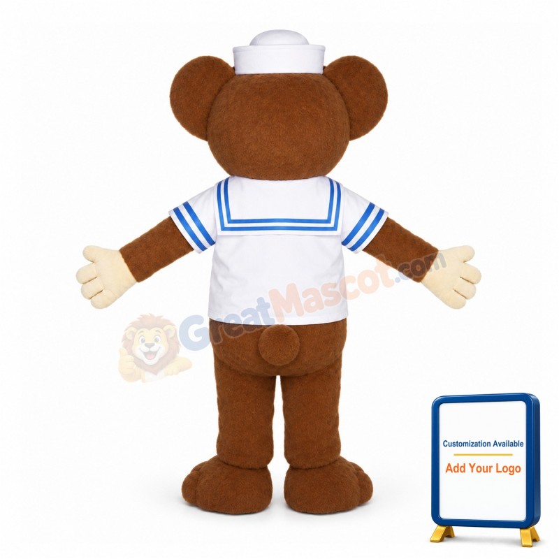 Sailor Teddy Bear Mascot Adult Costume