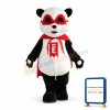 Cute Superhero Panda Mascot Adult Costume