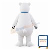 Adult Cartoon White Bear Lightweight Mascot Costume