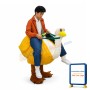Carry Me Ride On Yellow Ostrich Costume For Oktoberfest