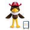 Adult Cartoon Pirate Hawk Mascot Costume