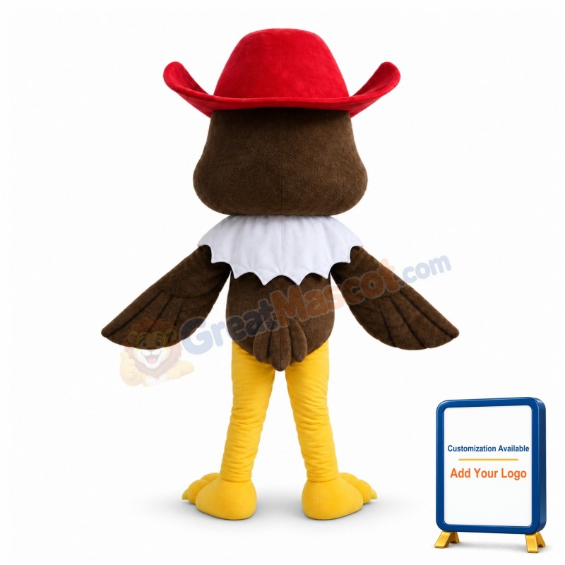 Adult Cartoon Pirate Hawk Mascot Costume