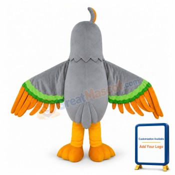 Fierce Grey Eagle Lightweight Mascot Costume Adult Size