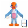 Cute Cartoon Baby Blue Goose Mascot Adult Costume