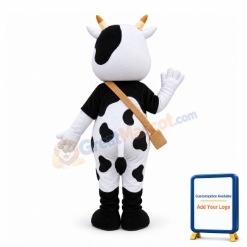 Adult Cartoon Milk Cow Mascot Costume