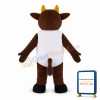 Cute Cartoon Little Cow Mascot Costume
