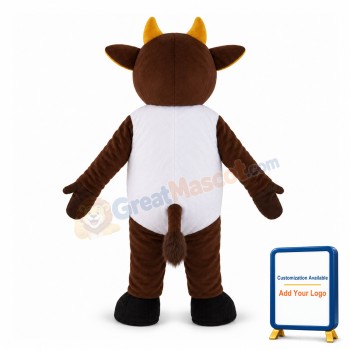 Cute Cartoon Little Cow Mascot Costume