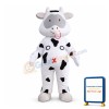 Cute Cartoon Baby Cow With Nipple Mascot Costume