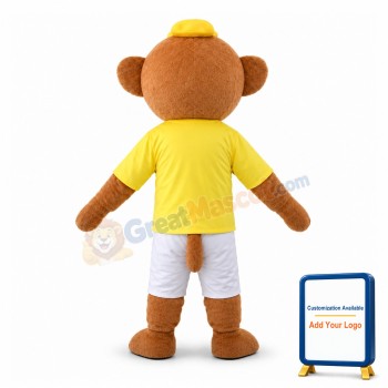 Cool Teddy Bear Mascot Adult Costume
