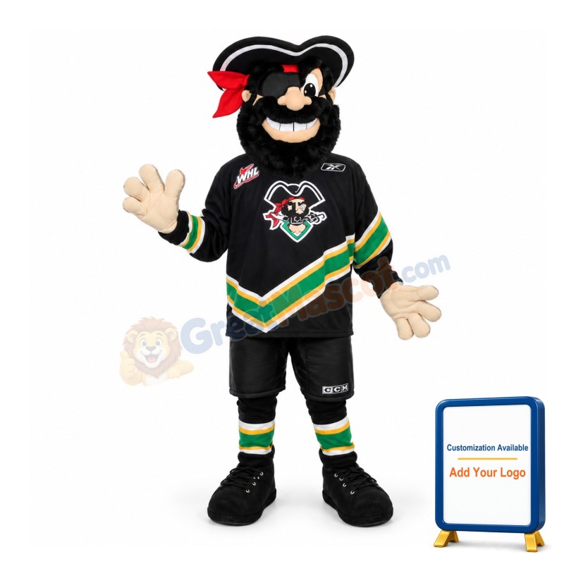 Happy Pirate Mascot Costume