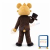 Gentleman Beige Koala Mascot Costume