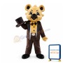 Gentleman Beige Koala Mascot Costume